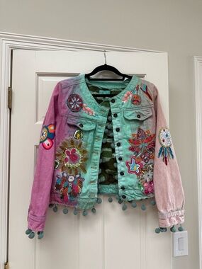 Antica Sartoria Positano jean jacket -med  
Purchased in Positano